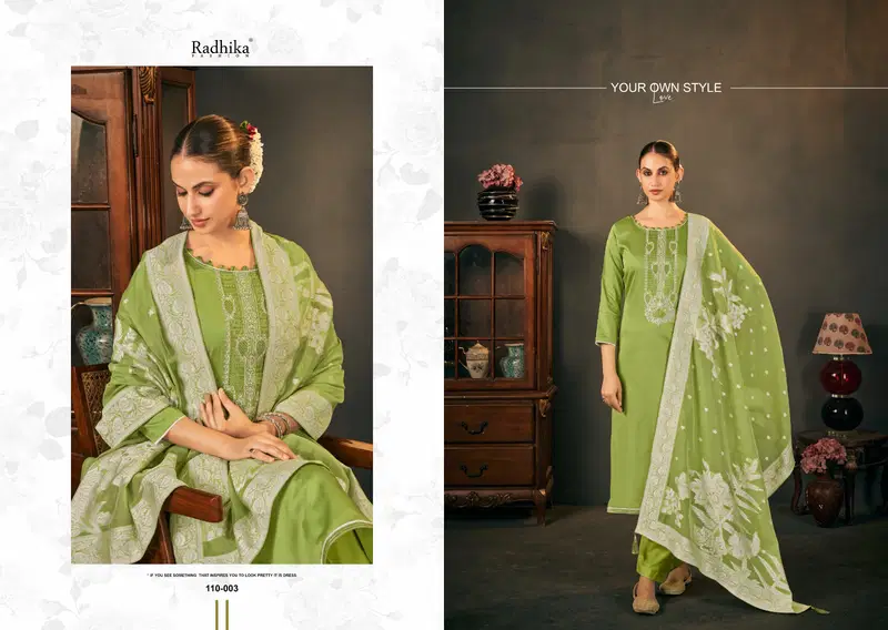 Cycle Vol 4 By Radhika Azara Jam Cotton Dress Material Suppliers In India